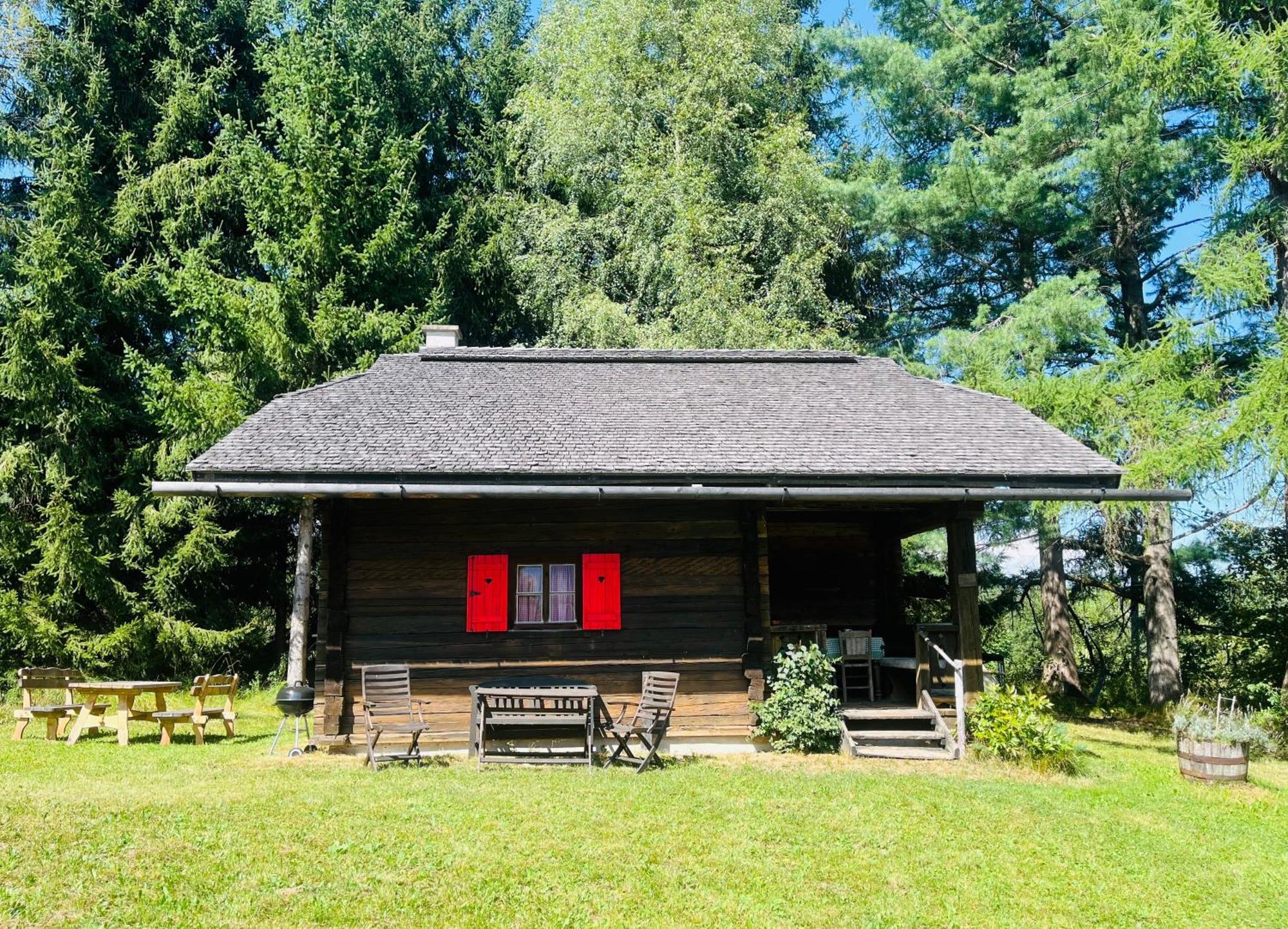Cozy Log Cabin Near Faaker See Ledenitzen Esterno foto